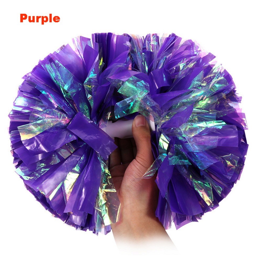 Cheerleading Pom Pom - 26cm Pompony dla dzieci, wielokolorowe, PET,