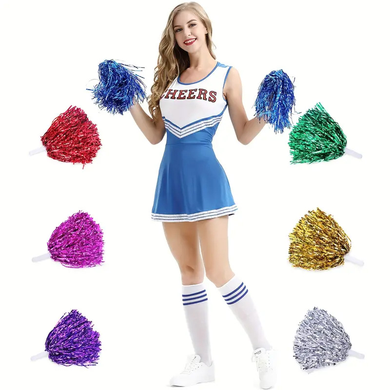 Cheerleading Pom Pom - Pompom Pom Girl Cheer Pompoms Cheerleader