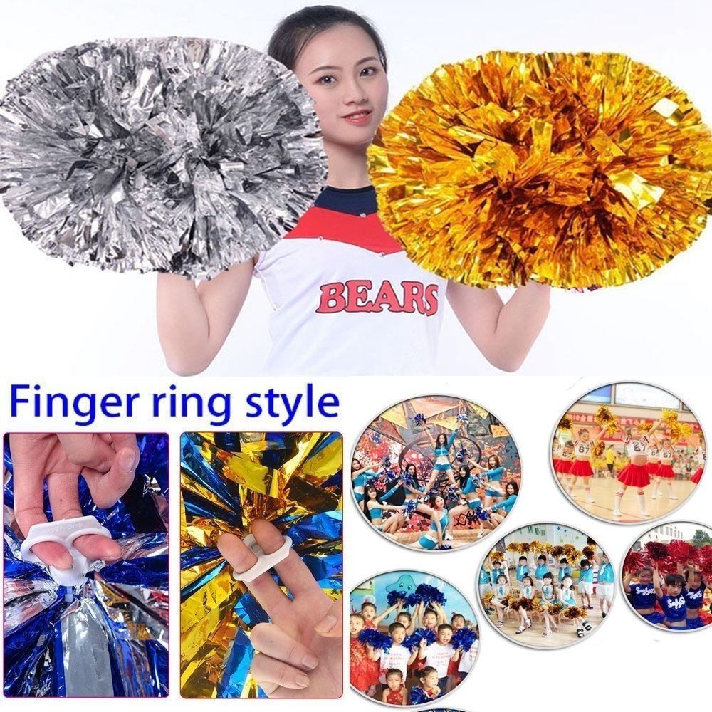 Cheerleading Pom Pom - 25cm Pompony do gier PET, tanie,