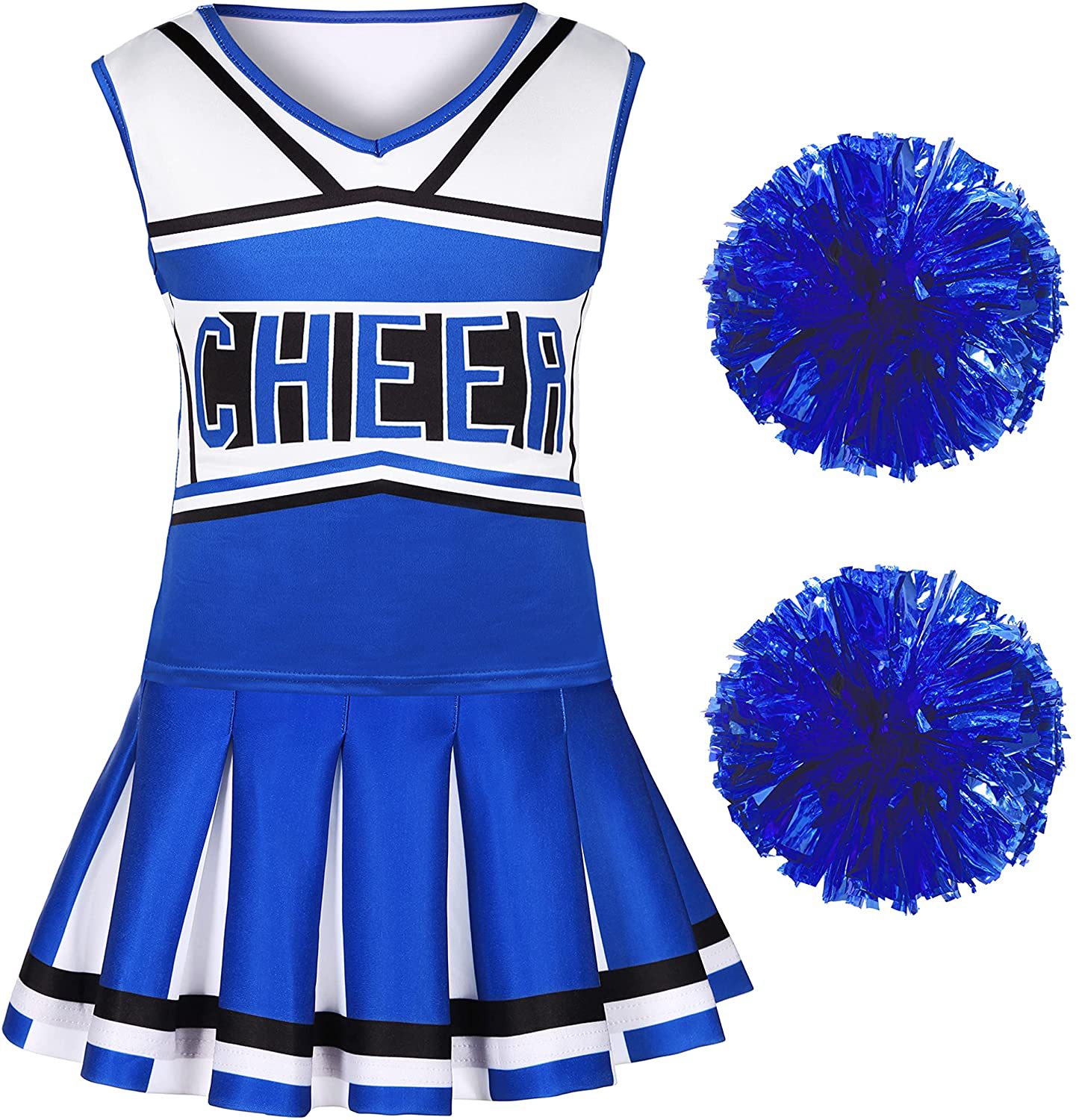 Niebieskie, urocze sukienki dl – Cheerleading Pom Pom recenzja i cena