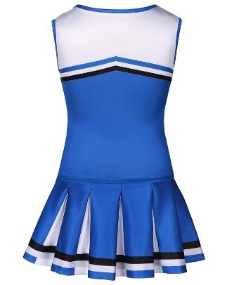 Niebieskie, urocze sukienki dl – Cheerleading Pom Pom recenzja i cena