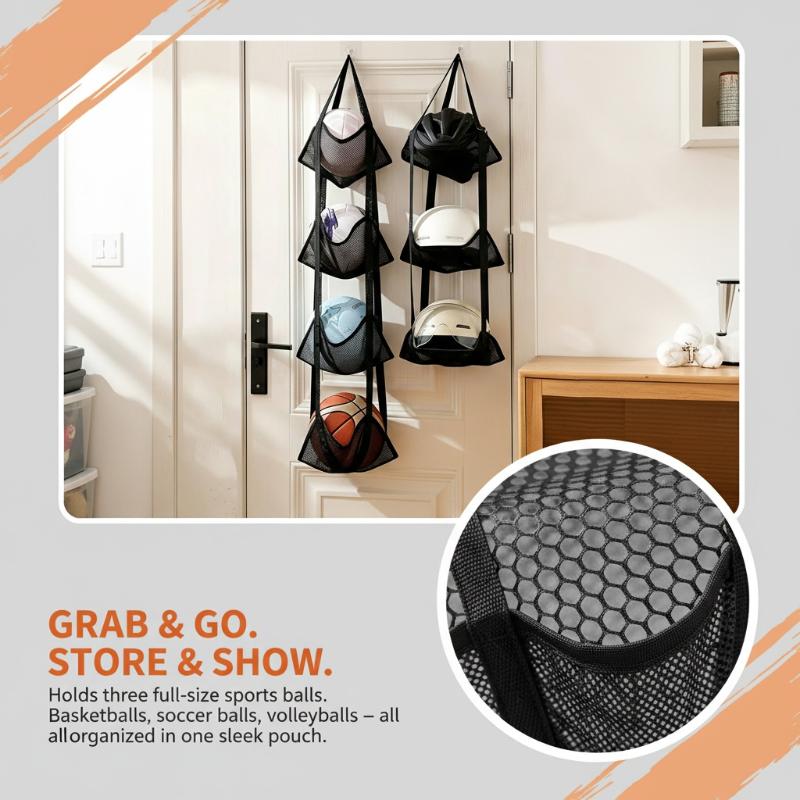 Siatkowa torba do przechowywan – Sports Equipment Organizer Garage recenzja i cena