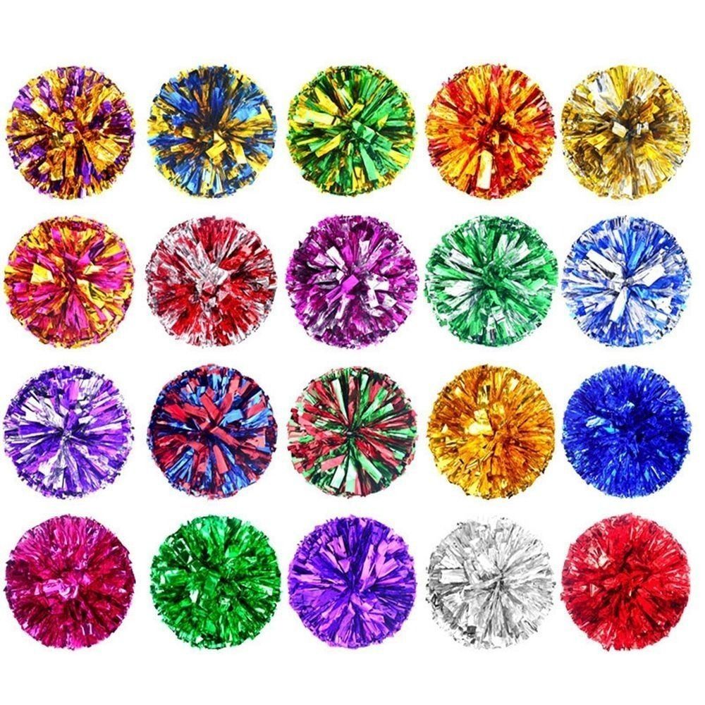 25cm Pompony do gier PET, tani – Cheerleading Pom Pom recenzja i cena