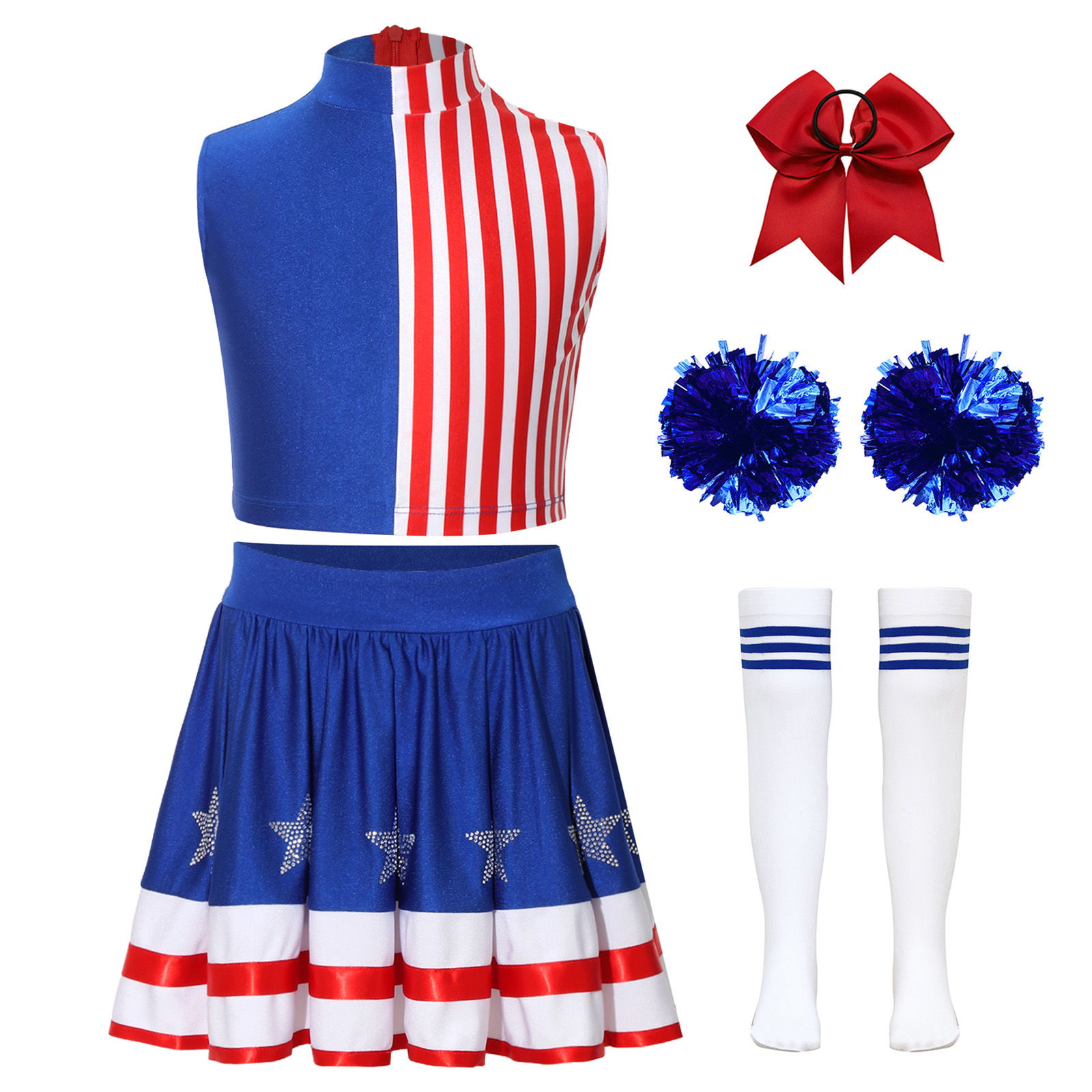 Strój Cheerleaderki dla Dziewc – Cheerleading Pom Pom recenzja i cena