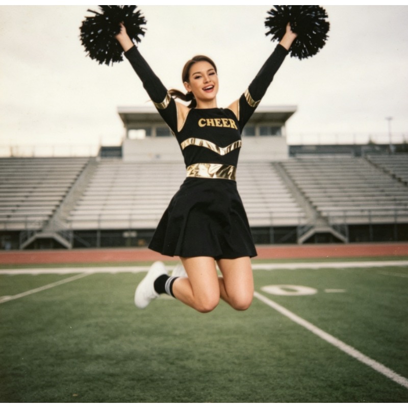 Europejski strój cheerleaderek – Cheerleading Pom Pom recenzja i cena