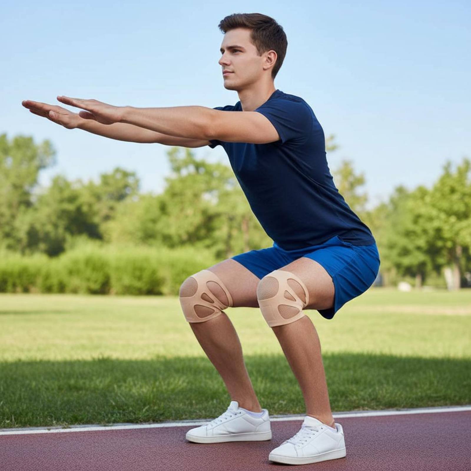 Silikonowa opaska na kolano do – Sports Equipment Knee Support recenzja i cena