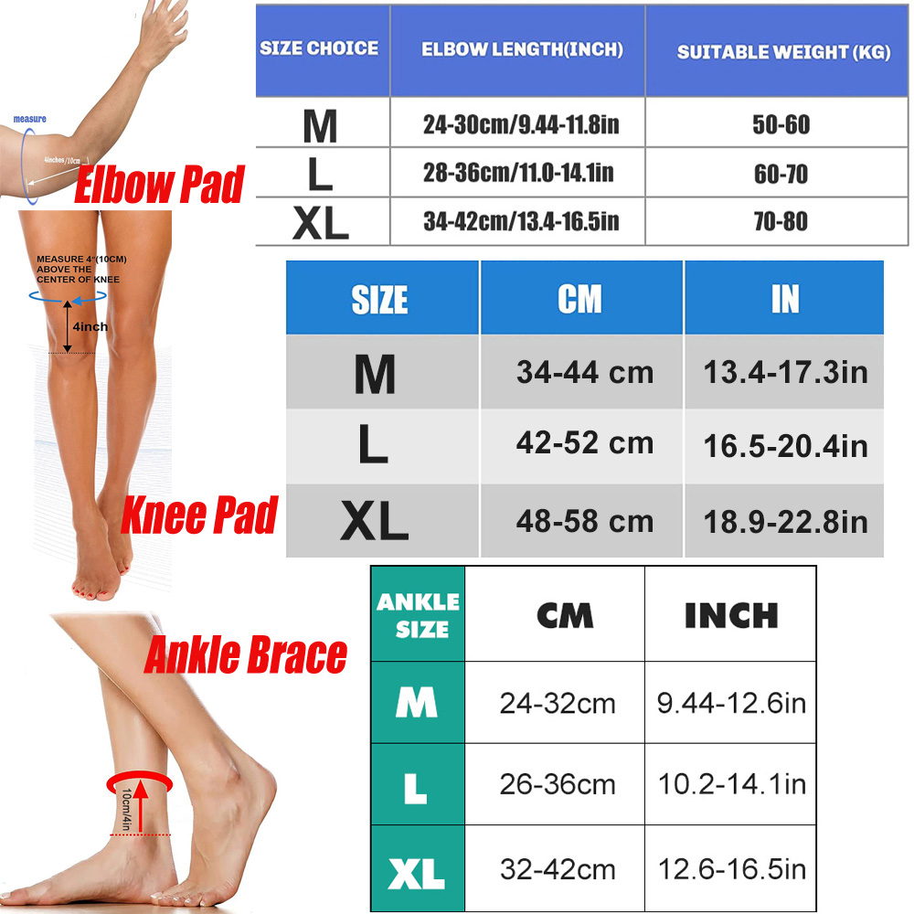 6 sztuk/zestaw Całoroczny zest – Sports Equipment Knee Support recenzja i cena