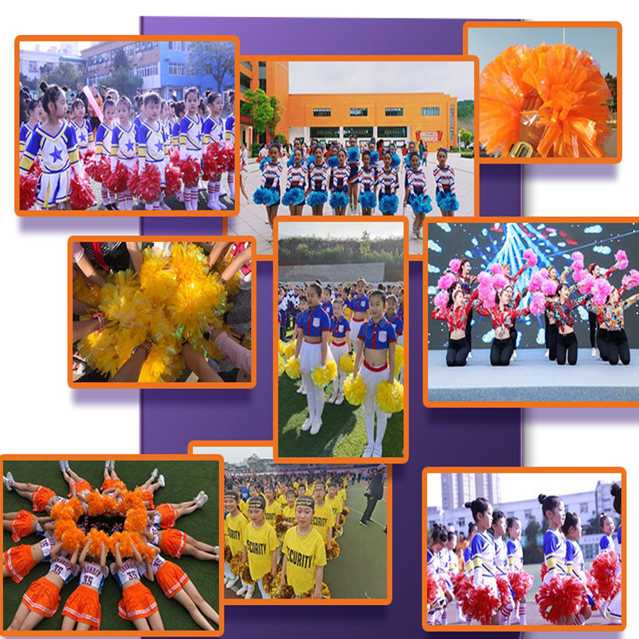 1Pcs Metallic PET Cheerleader  – Cheerleading Pom Pom recenzja i cena