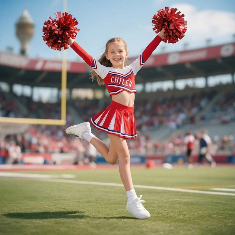 Strój Cheerleaderki dla Dziewc – Cheerleading Pom Pom recenzja i cena