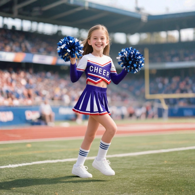 Strój Cheerleaderki dla Dziewc – Cheerleading Pom Pom recenzja i cena