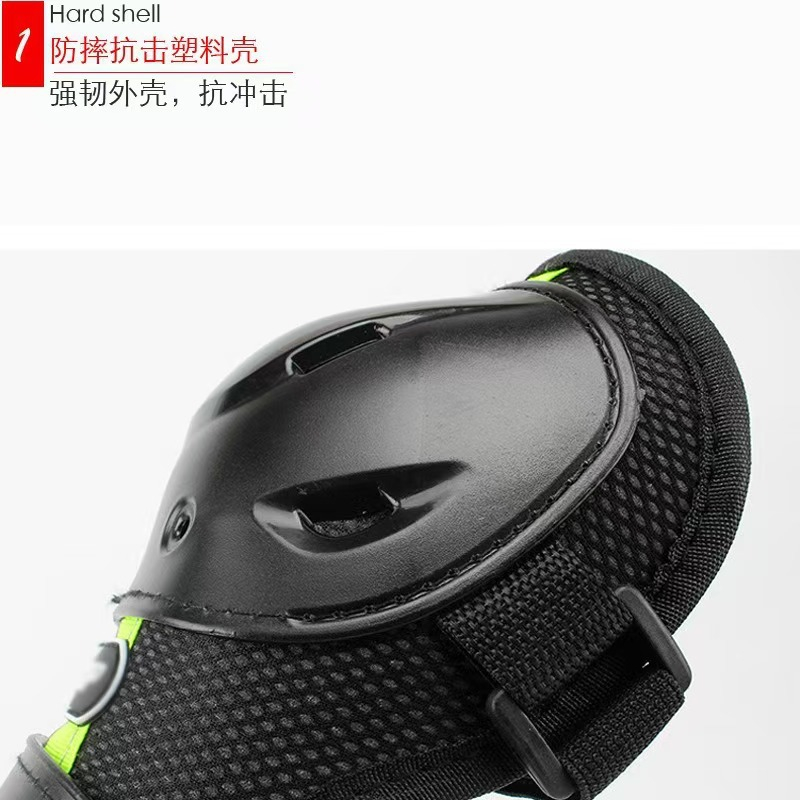Zielono-czerwone ochraniacze n – Sports Equipment Knee Support recenzja i cena